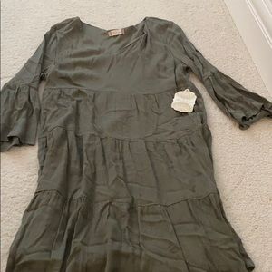 Long sleeve loose winter dress